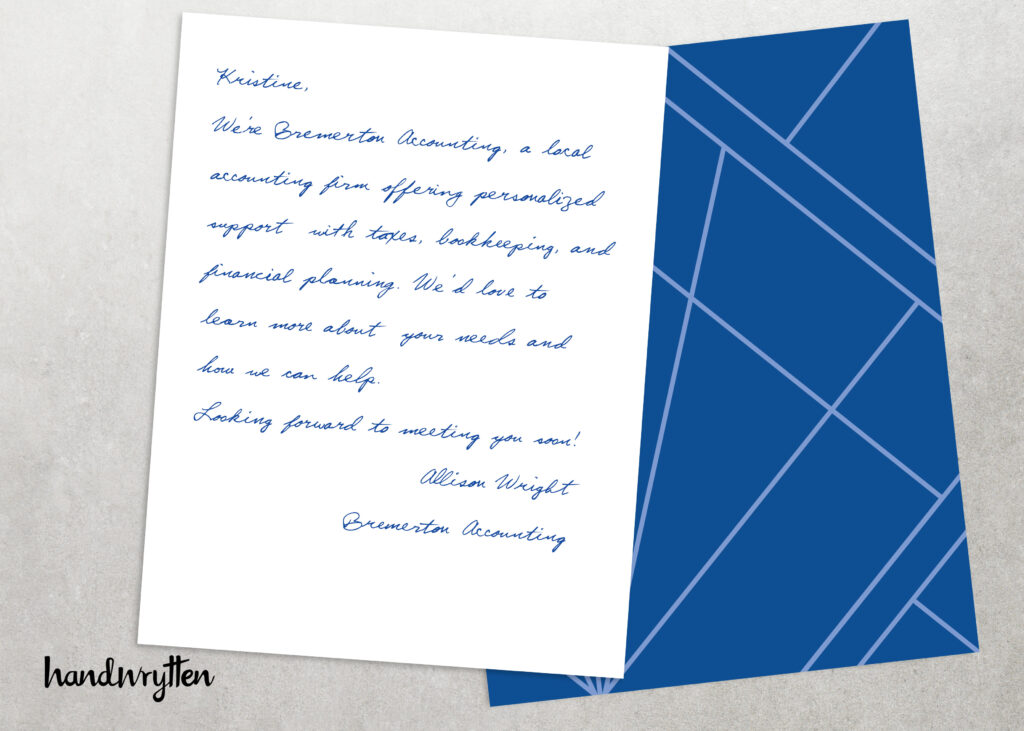 Handwrytten notes drip campaigns