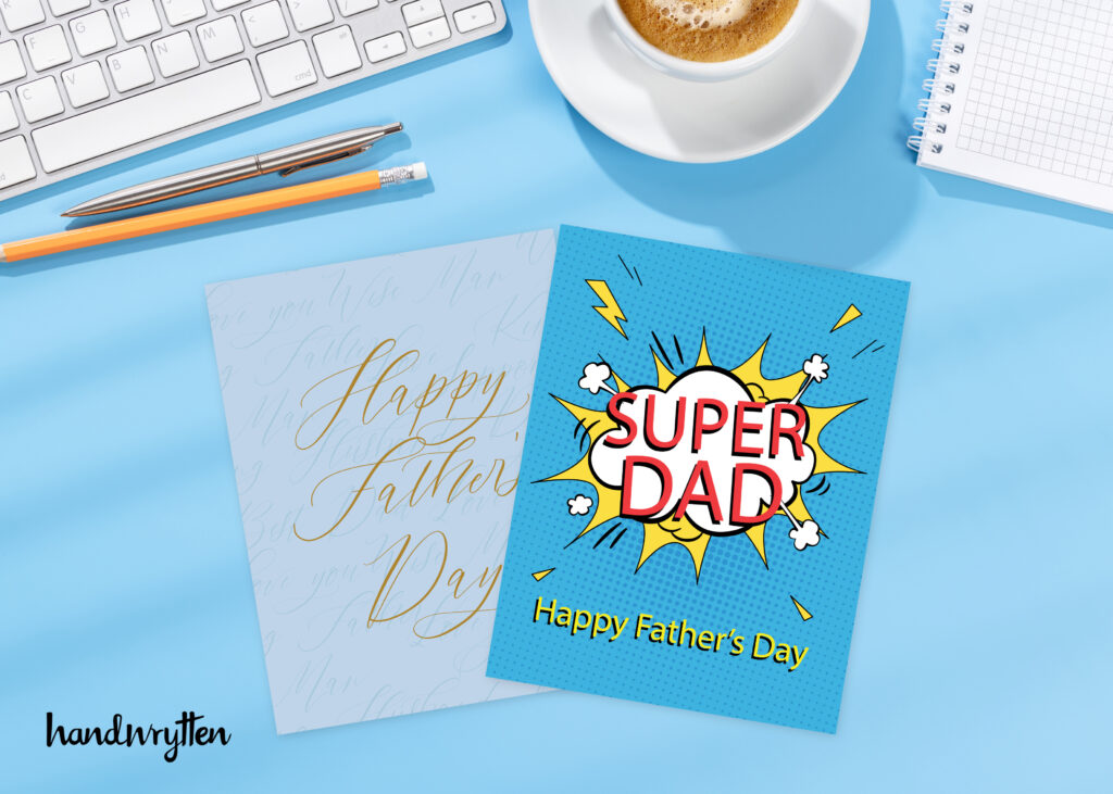 Handwrytten Fathers Day Cards