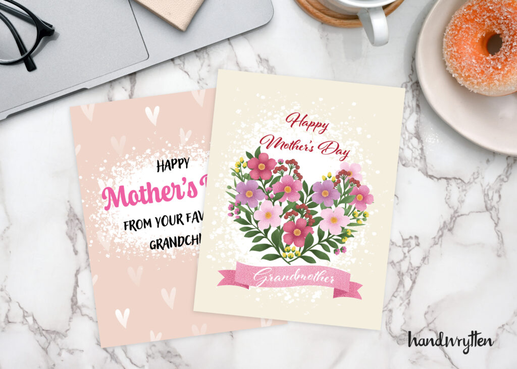Handwrytten Mother's Day Cards