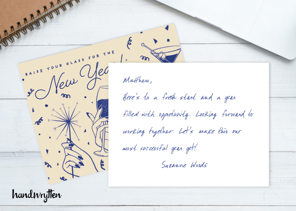 Handwrytten holiday cards