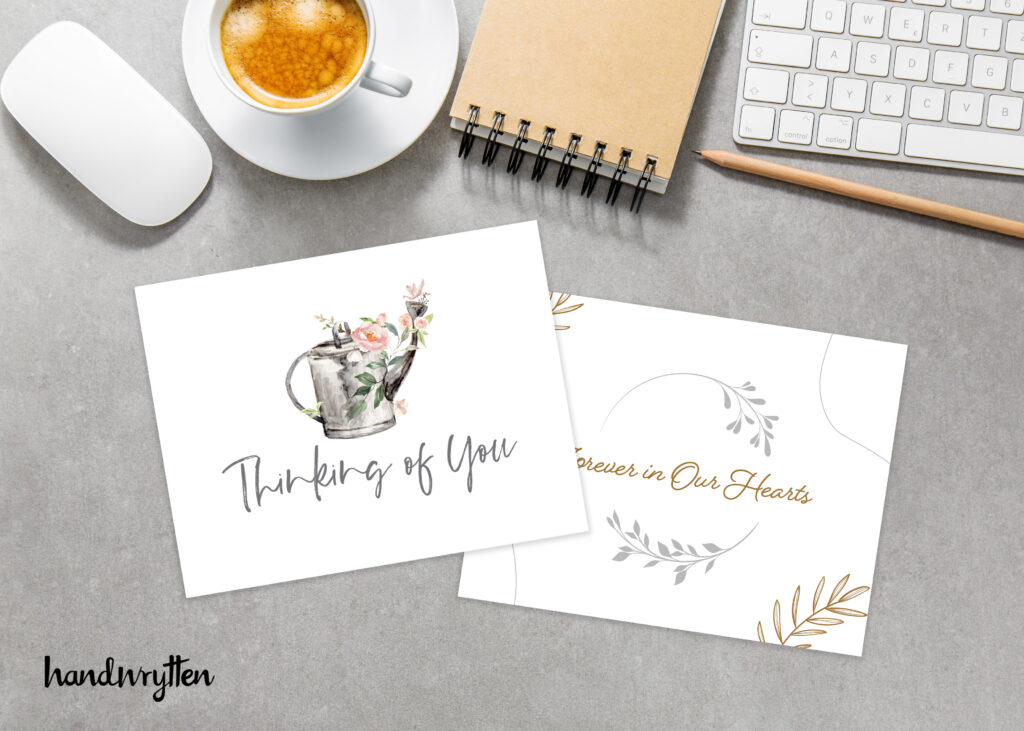 Handwrytten Condolence notes